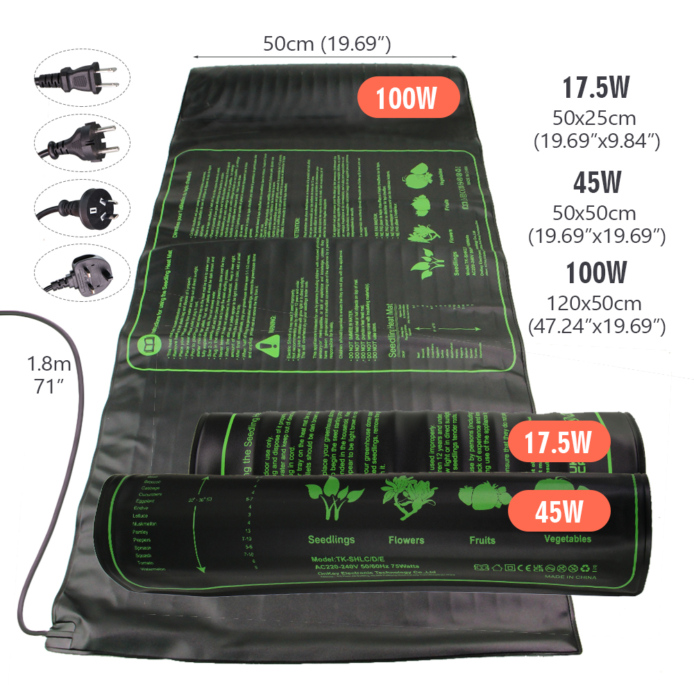 17.5W 45W 100W Seedling Heat M – Rooting Gel Clone Bewertung und Preis