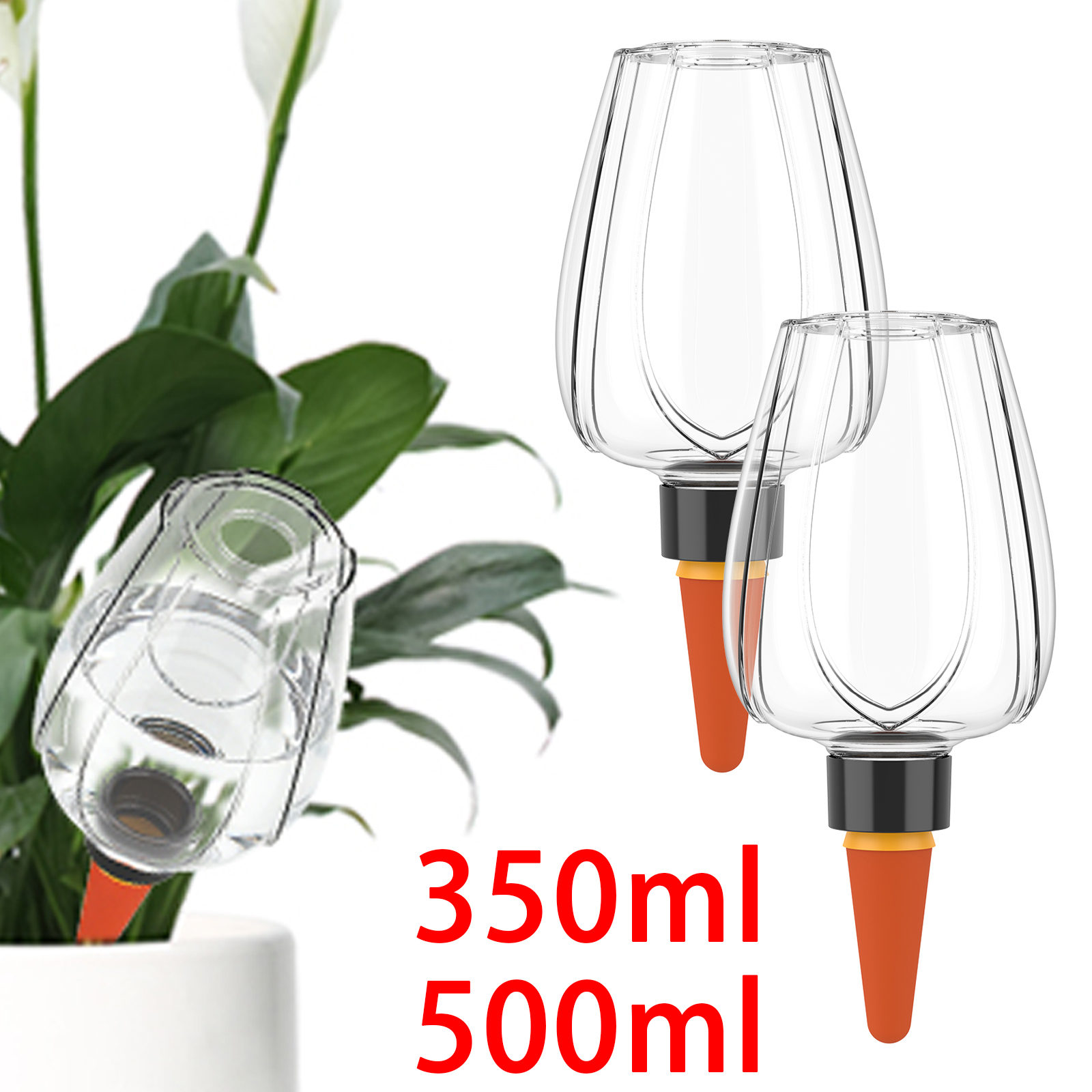 4Pcs Plant Watering Globe Clea – Self Watering Insert Bewertung und Preis