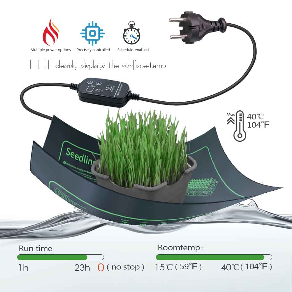 7-100W Plants Heating Pad with – Heat Mat Seedling Bewertung und Preis