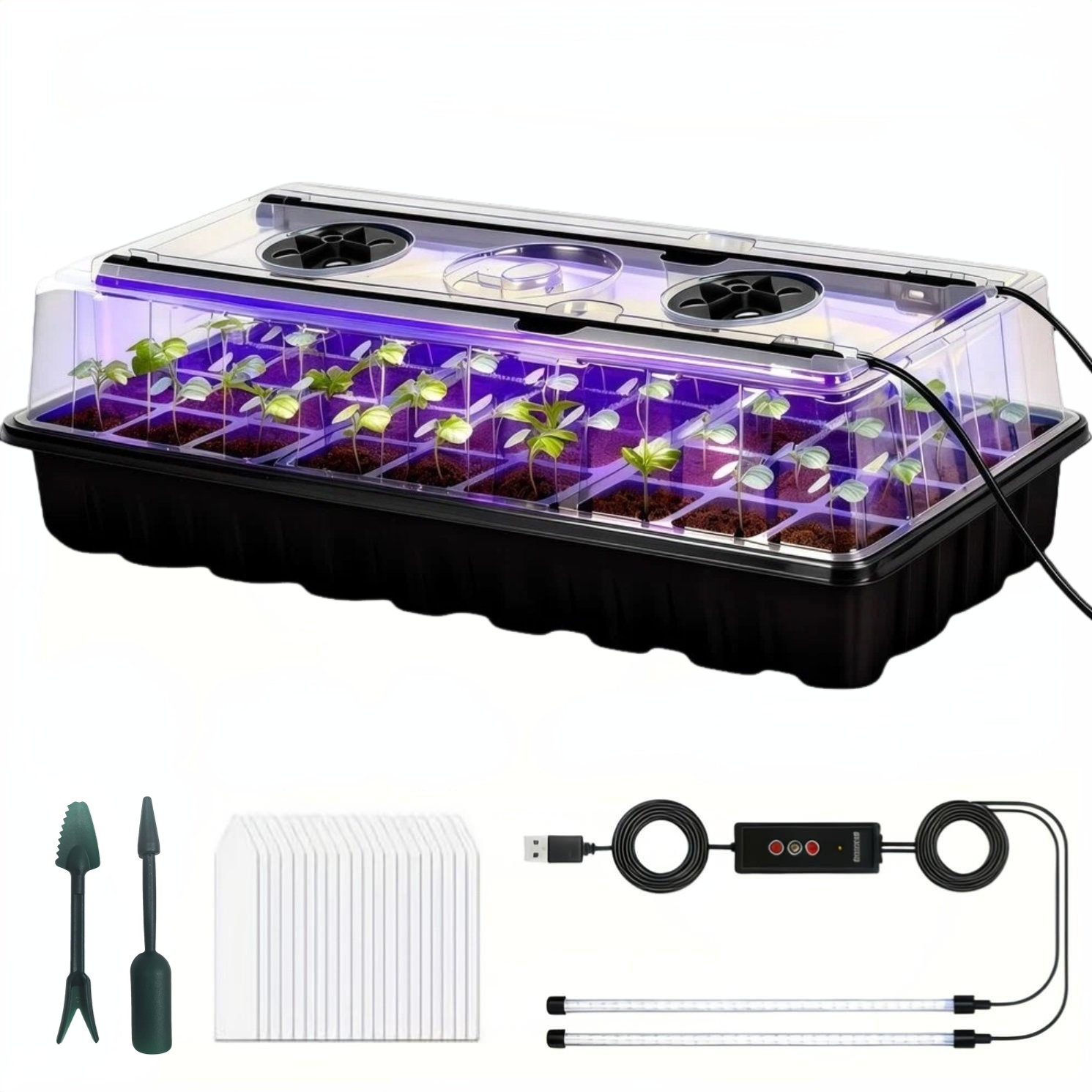 36-Cell Seed Starter Tray w/ G – Humidity Dome Kit Bewertung und Preis