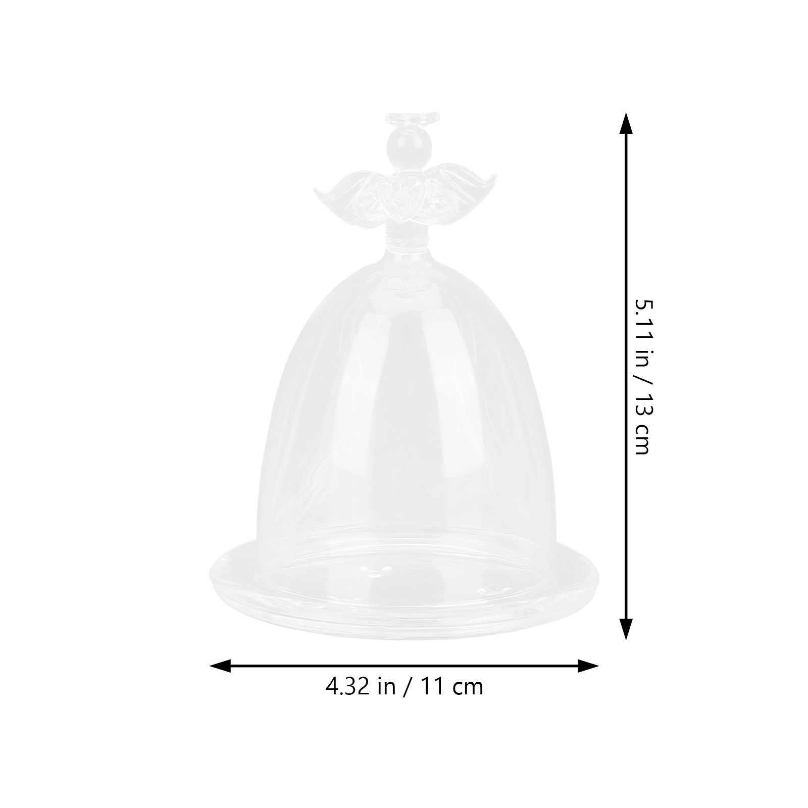 Angel Shaped Glass Dome Preser – Plastic Dome Clear Bewertung und Preis