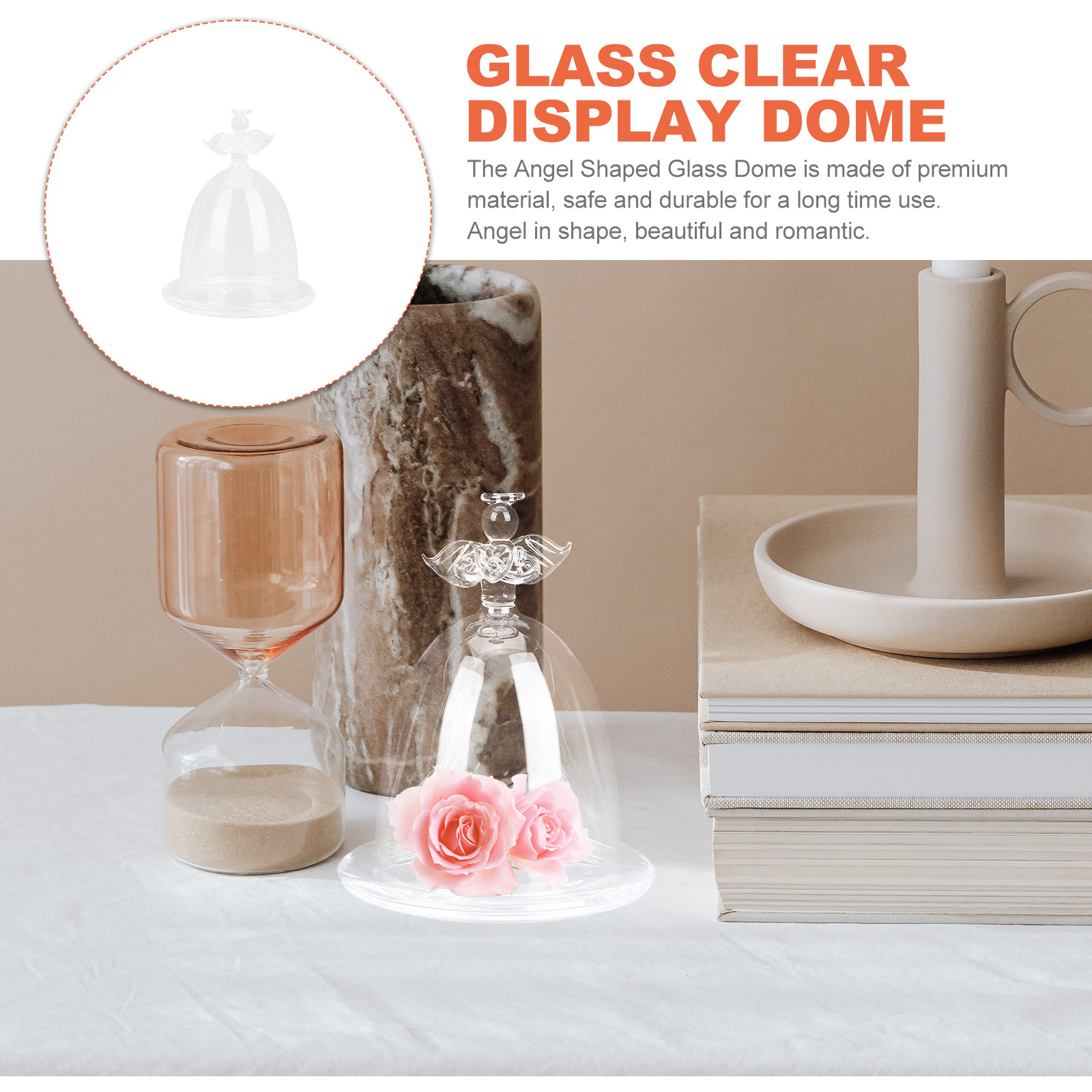 Angel Shaped Glass Dome Preser – Plastic Dome Clear Bewertung und Preis