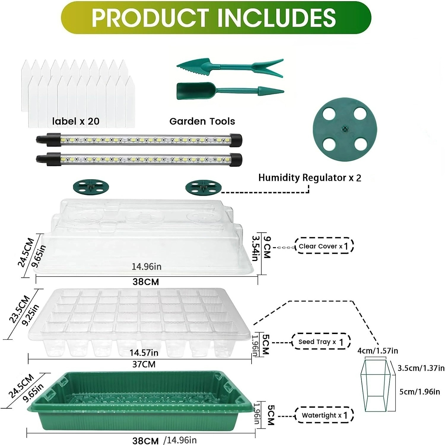 Seed Starter Tray with Grow Li – Humidity Dome Kit Bewertung und Preis