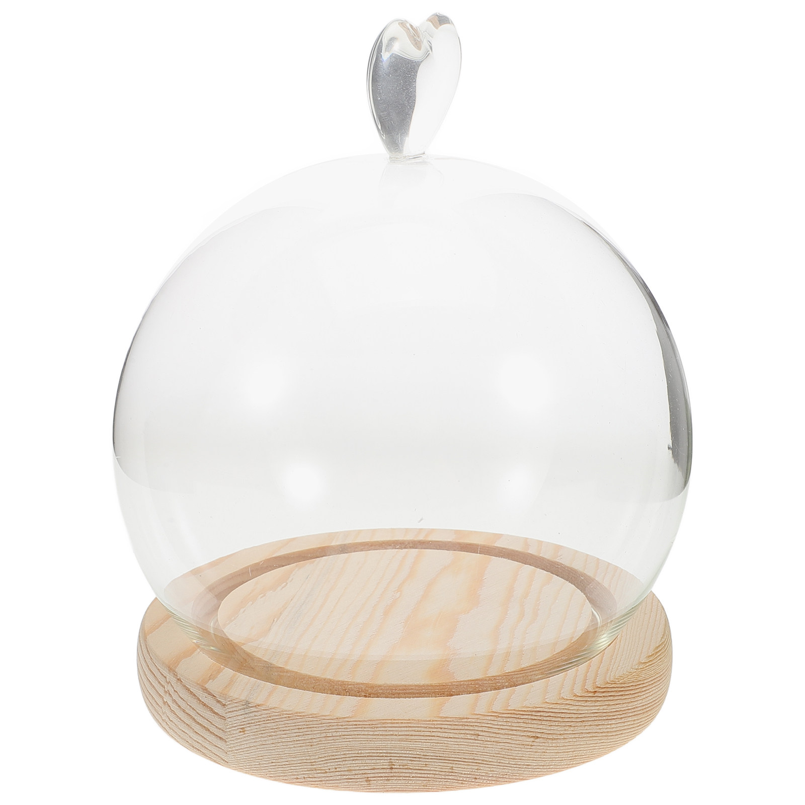 1Set Glass Dome Cloche Heart S – Plastic Dome Clear Bewertung und Preis