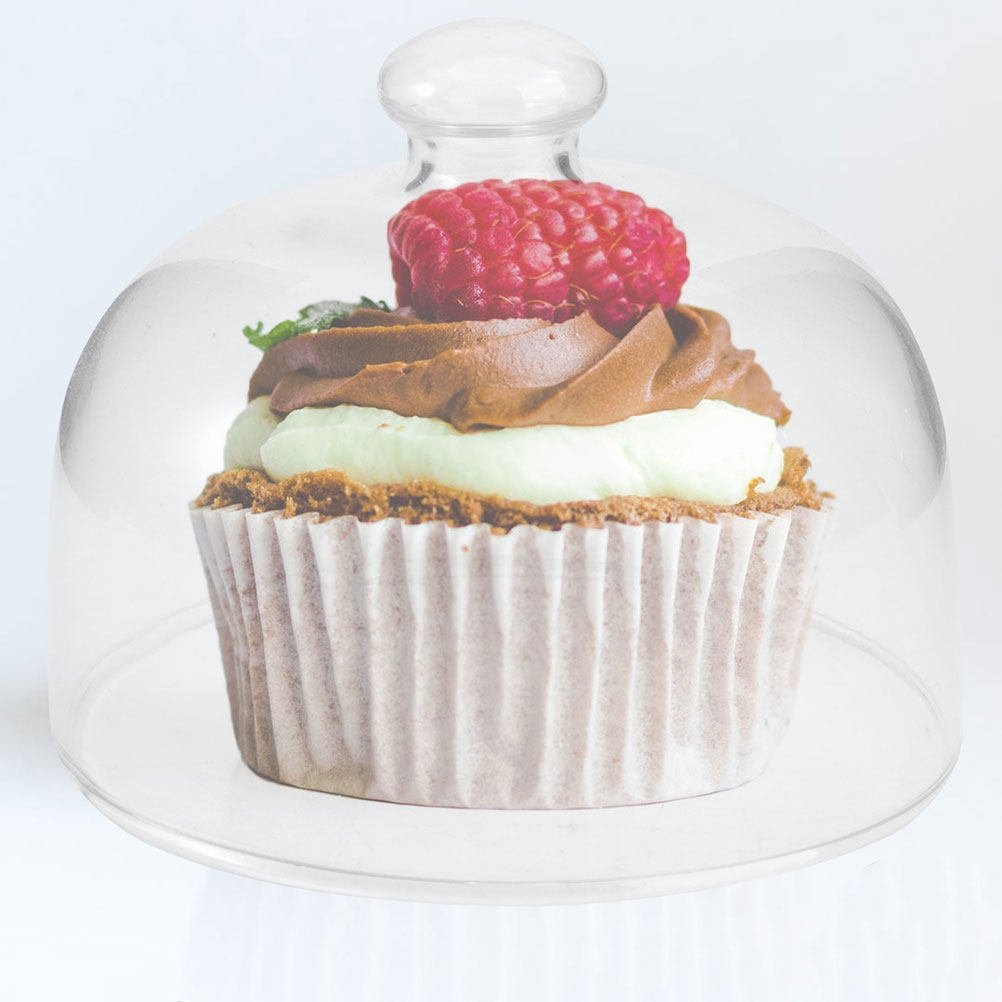 2Pcs Transparent Glass Cake Do – Plastic Dome Clear Bewertung und Preis