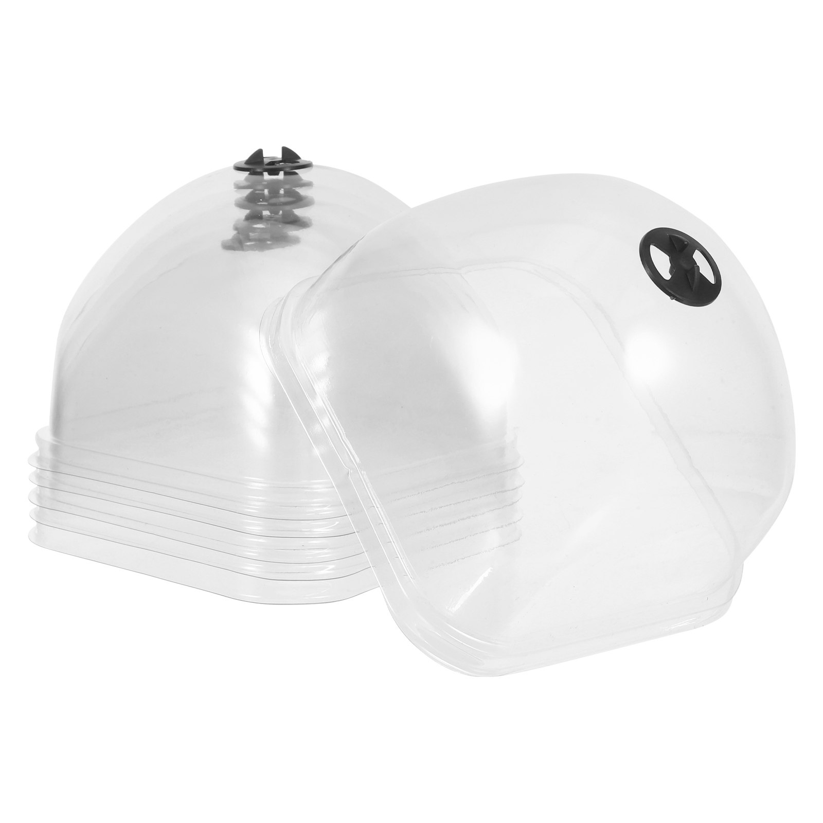 6Pcs Plant Cover Humidity Dome – Plastic Dome Clear Bewertung und Preis