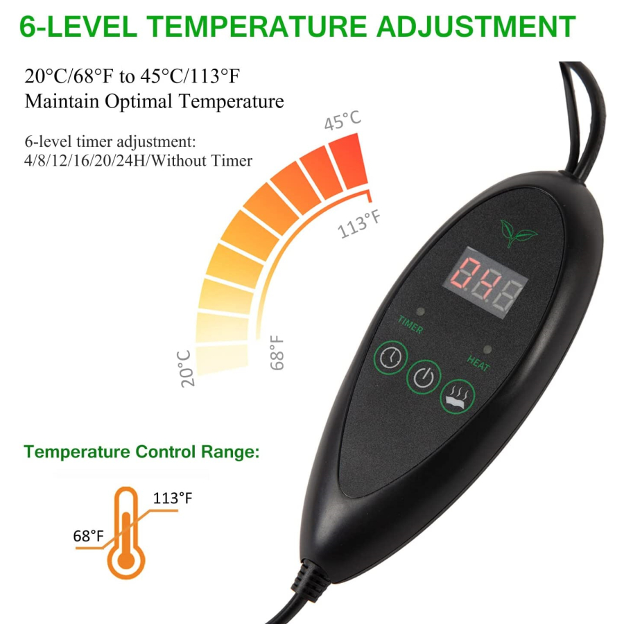 3 Sizes Upgrade Seedling Heat  – Heat Mat Seedling Bewertung und Preis