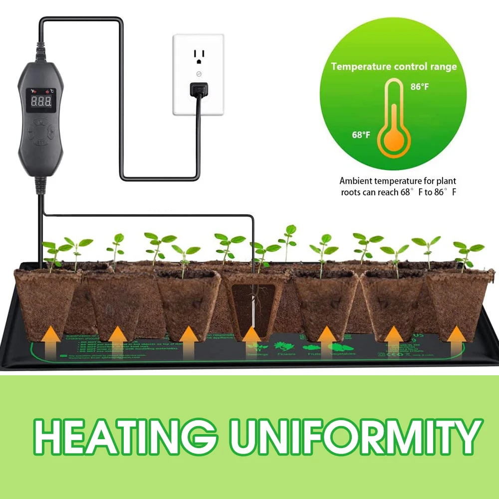 50W EU-US/UK/AU Adjustable The – Heat Mat Seedling Bewertung und Preis