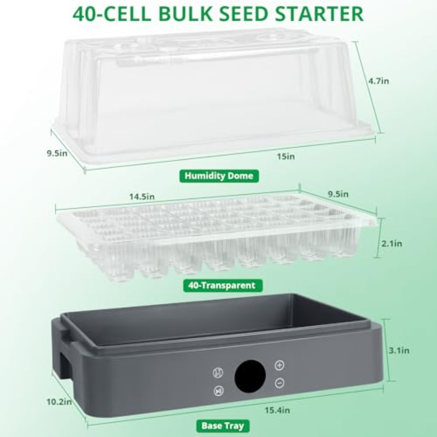 Seed Starter Tray with Grow Li – Humidity Dome Kit Bewertung und Preis