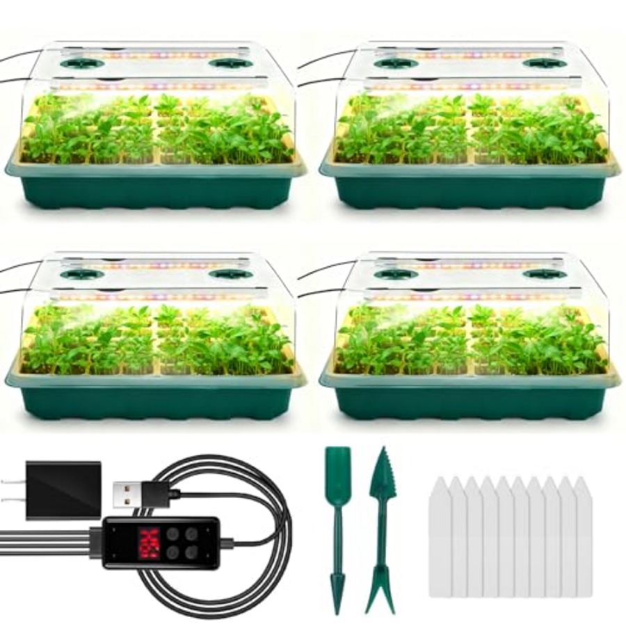 Seed Starter Tray with Grow Li – Humidity Dome Kit Bewertung und Preis