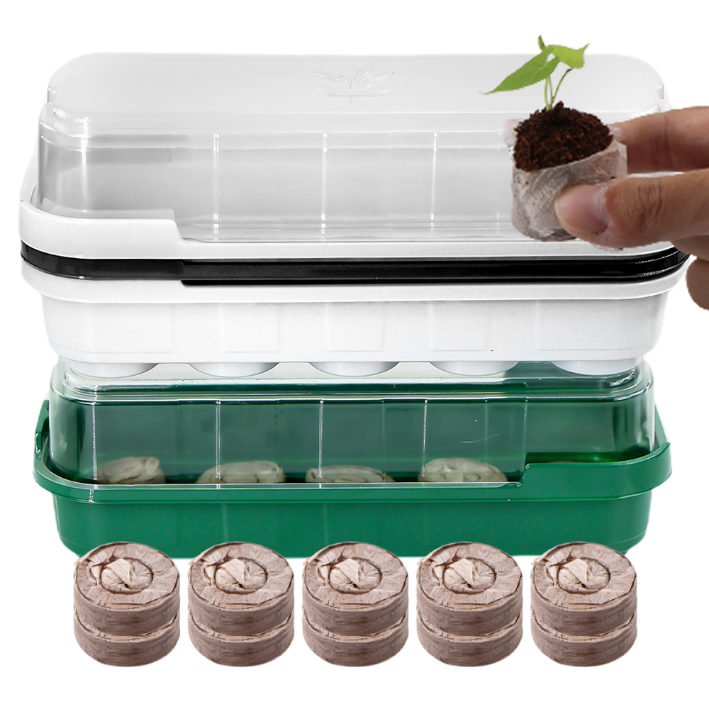 10 Cells Seedling Trays Germin – Peat Pellet Tray Bewertung und Preis