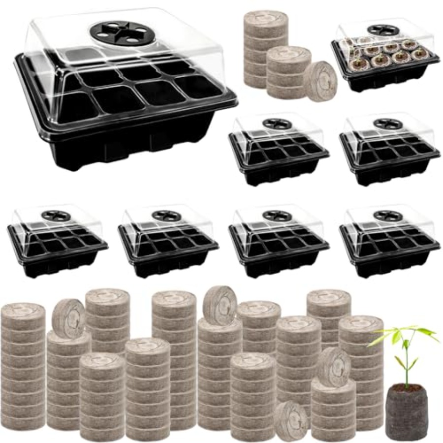 8 Pack Seed Starter Tray with  – Peat Pellet Tray Bewertung und Preis